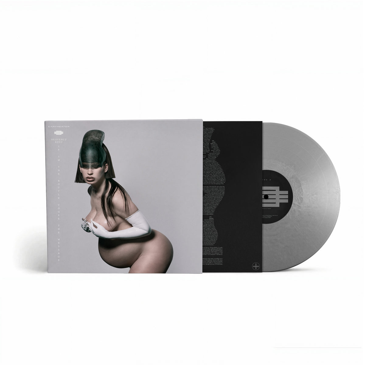 Eartheater “Heavenly Body: If I’m The Bottle You’re The Message” Special Edition Metallic Silver LP